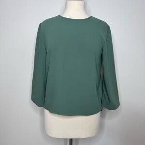 Amanda Uprichard New York Teal Blouse Women’s Small